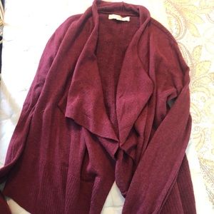 Loft burgundy sweater